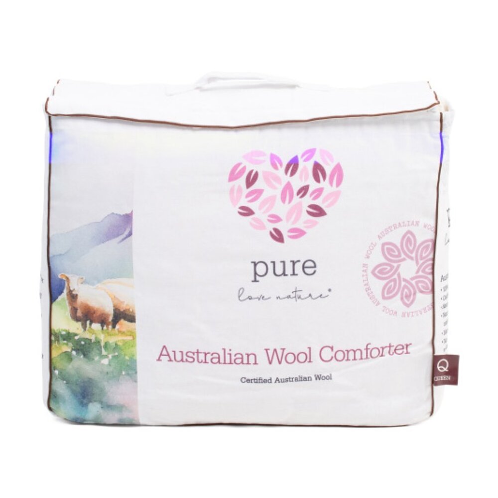 LOVE NATURE Australian Wool Filled Duvet Insert
